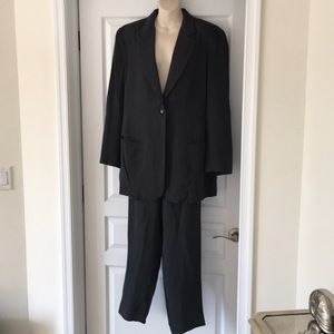 The Limited Gray Pinstriped Suit - Jacket size M
